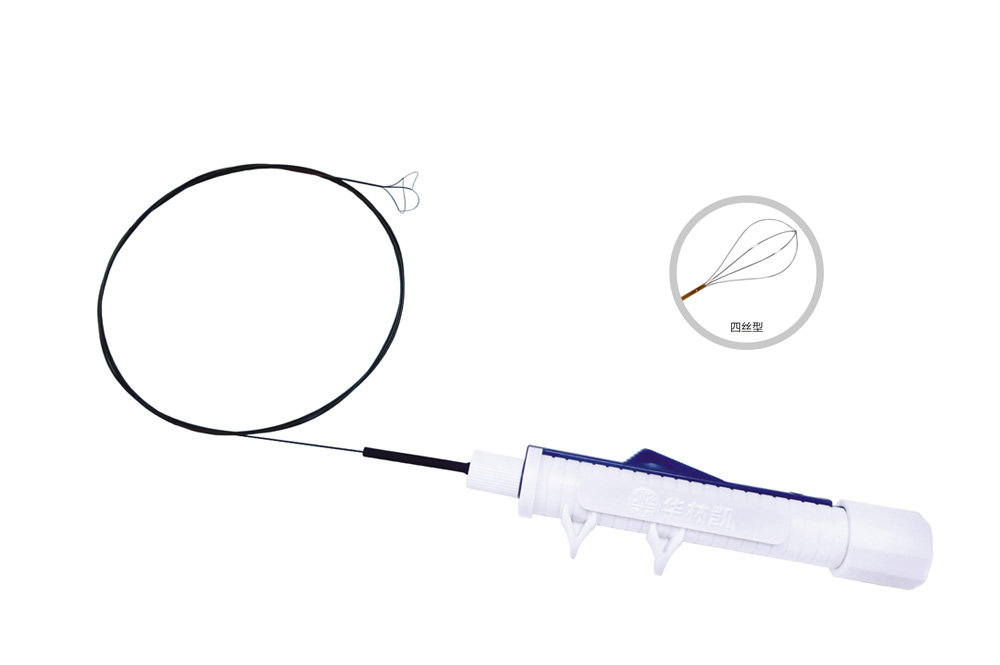 Disposable stone extraction basket
